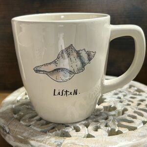 Rae Dunn Listen Seashell Mug